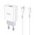 Мережевий зарядний пристрій з кабелем HOCO C81A Asombroso single port charger set(Type-C) White 151859285 фото