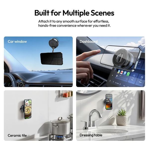 Держатель телефона Ulanzi SK - 25 Mobile PhoneSuction Cup Holder 137083846 фото