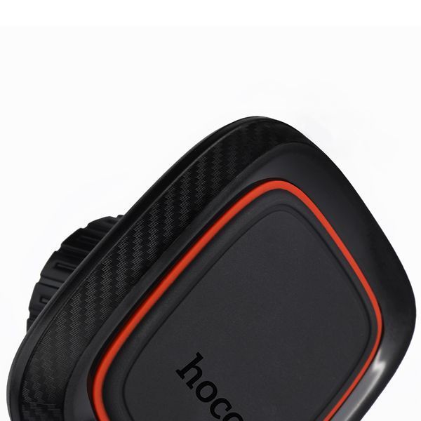 Автотримач для телефона HOCO CA24 Lotto series magnetic automotive center adsorbed holder Black 597616556 фото