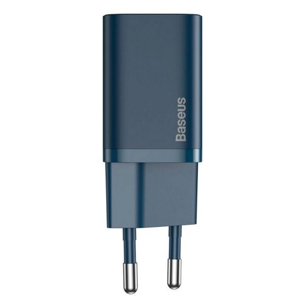 Мережевий зарядний пристрій Baseus Super Si Quick Charger 1C 20W EU Blue 842152205 фото