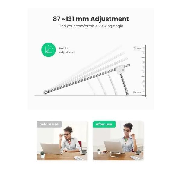 Підставка для ноутбука UGREEN LP230 Desktop Laptop Stand (Silver)(UGR-80348) 458253365 фото