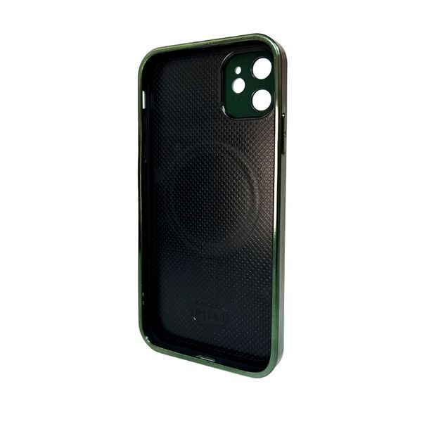 Чохол для смартфона AG Glass Sapphire Frame MagSafe Logo for Apple iPhone 12 Cangling Green 409329735 фото