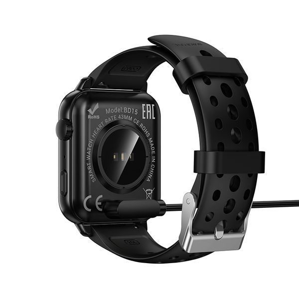 Беспроводное зарядное устройство для смарт-часов BOROFONE BD15 Smart bracelet charging cable Black 417230215 фото