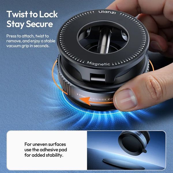 Держатель телефона Ulanzi SK - 25 Mobile PhoneSuction Cup Holder 137083846 фото