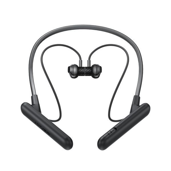Бездротові спортивні навушники ACEFAST N8 neck hanging wireless earphones Black 590946814 фото
