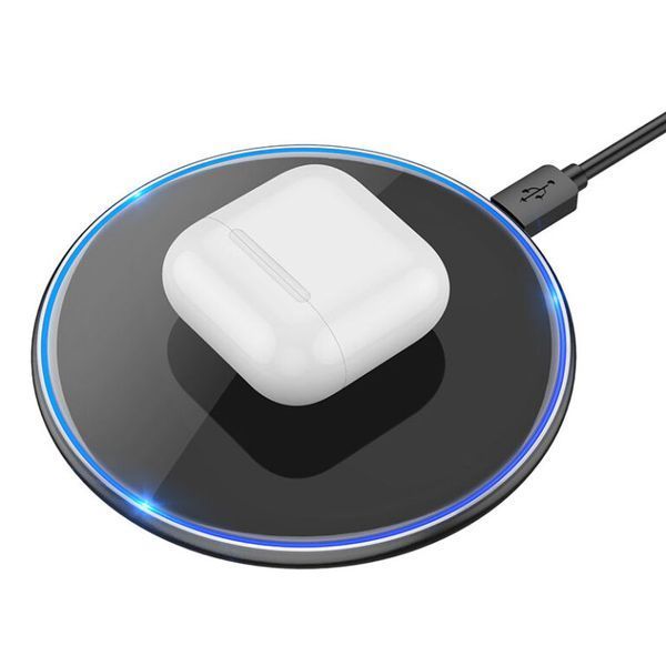 Бездротовий зарядний пристрій HOCO CW6 Pro Easy 15W charging wireless fast charger Black 700972652 фото