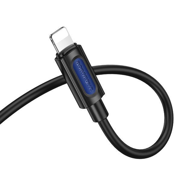 Аудіокабель BOROFONE BL20 True sound silicone digital audio conversion cable iP Black 101594592 фото