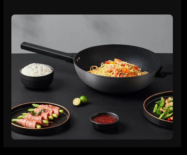 Антипригарна сковорода Xiaomi ZHIWUZHU cooking non-stick wok Mijia custom 377716106 фото