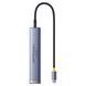 USB-хаб Baseus UltraJoy Series 7-Port HUB AIR Space Grey (Type-C to HDMI4K@60Hz*1+USB3.0*2+PD*1+SD/TF3.0*1+3.5mm*1) 224523697 фото 4