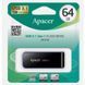 Флеш-накопитель Apacer USB 3.2 Gen 1 AH356 64GB Black 112725084 фото 2