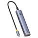 USB-хаб Baseus UltraJoy Series 7-Port HUB AIR Space Grey (Type-C to HDMI4K@60Hz*1+USB3.0*2+PD*1+SD/TF3.0*1+3.5mm*1) 224523697 фото 1