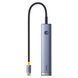 USB-хаб Baseus UltraJoy Series 7-Port HUB AIR Space Grey (Type-C to HDMI4K@60Hz*1+USB3.0*2+PD*1+SD/TF3.0*1+3.5mm*1) 224523697 фото 3