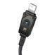 Кабель Baseus Unbreakable Series Fast Charging Data Cable USB to iP 2.4A 2m Cluster Black 277384279 фото 5