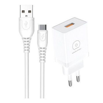 Мережевий зарядний пристрій WUW-T66 Single USB home charger kit 523512467 фото