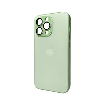 Чехол для смартфона AG Glass Matt Frame Color Logo for Apple iPhone 11 Pro Light Green 868617536 фото