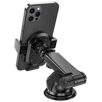 Автодержатель для телефона BOROFONE BH39 Amazing bay one touch center console car holder Black 285463776 фото