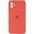 Чехол для смартфона Silicone Full Case AA Camera Protect for Apple iPhone 12 18,Peach 777604317 фото