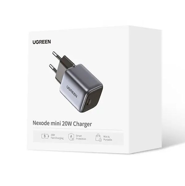 Мережевий зарядний пристрій UGREEN CD318 Nexode mini 20W Charger EU (UGR-90664) 876067779 фото