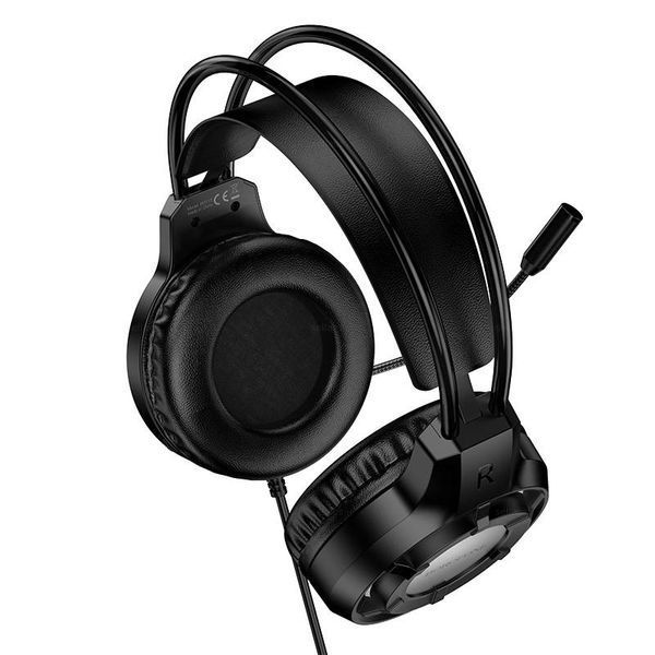 Игровые наушники BOROFONE BO112 Wave gaming headphones Black 167230149 фото