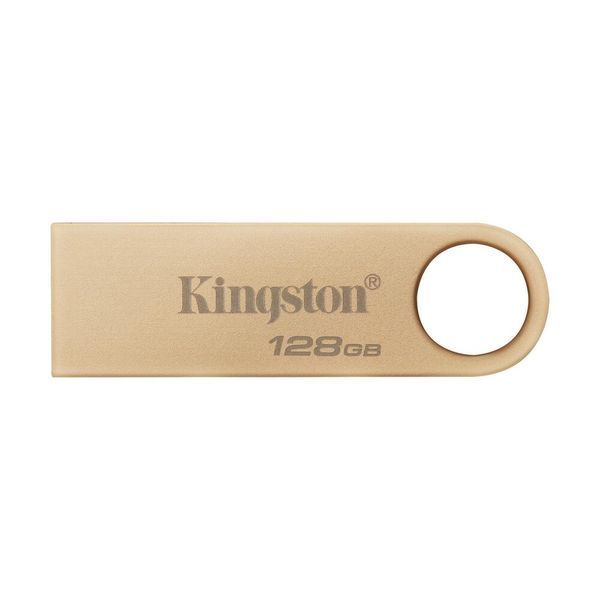 Флеш-накопичувач Kingston USB 3.2 SE9 G3 128GB 220MB/s Metal/Gold 101745180 фото