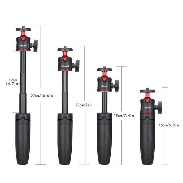 Штатив Ulanzi Vijim Mini Portable and Adjustable Desktop Tripod Black(UV-1601 MT-08) 423223058 фото