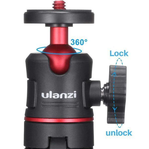 Штатив Ulanzi Vijim Mini Portable and Adjustable Desktop Tripod Black(UV-1601 MT-08) 423223058 фото