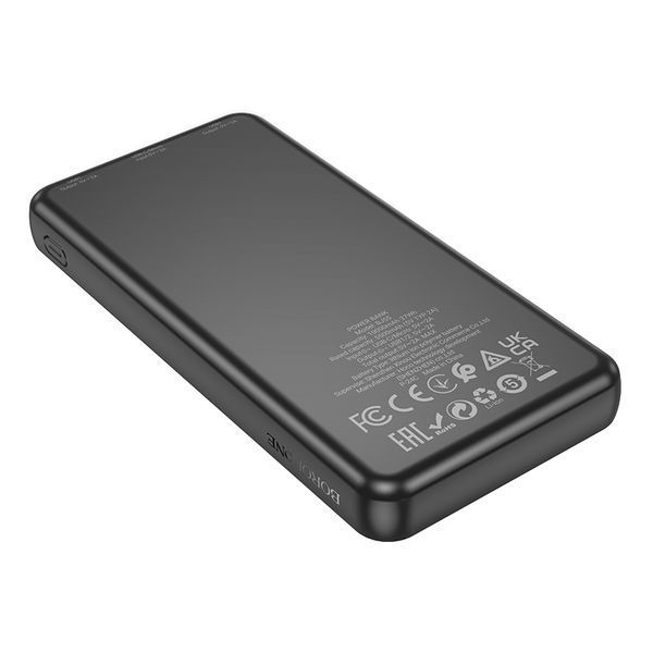 Внешний аккумулятор BOROFONE BJ55 Graceful power bank (10000mAh) Black 796749354 фото