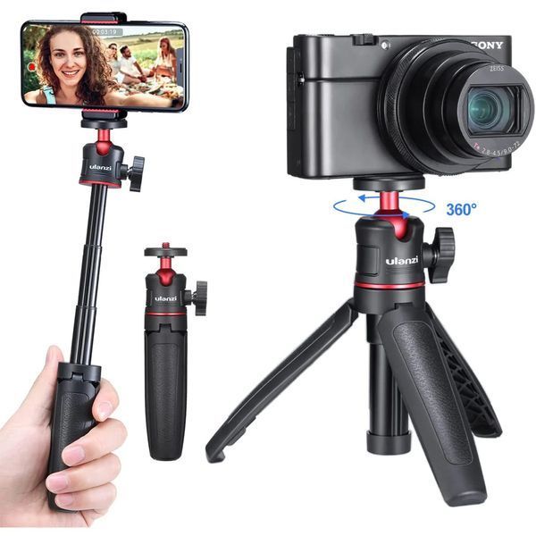 Штатив Ulanzi Vijim Mini Portable and Adjustable Desktop Tripod Black(UV-1601 MT-08) 423223058 фото