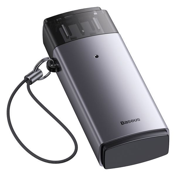 Картридер Baseus Lite Series USB-A to SD/TF Card Reader Grey 531505325 фото