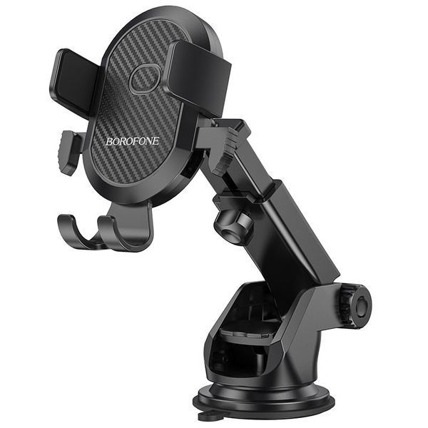 Автодержатель для телефона BOROFONE BH39 Amazing bay one touch center console car holder Black 285463776 фото