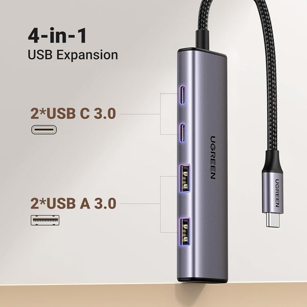 USB-хаб UGREEN 4-Port USB-C Hub 531089838 фото