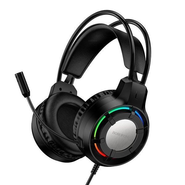 Игровые наушники BOROFONE BO112 Wave gaming headphones Black 167230149 фото
