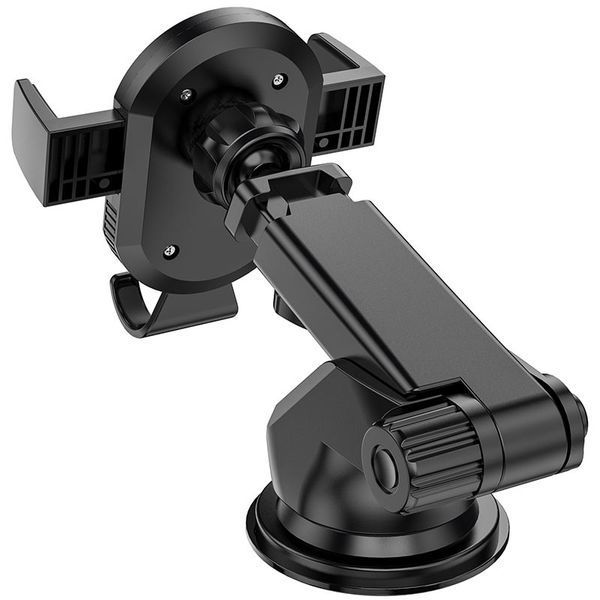 Автодержатель для телефона BOROFONE BH39 Amazing bay one touch center console car holder Black 285463776 фото