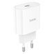 Сетевое зарядное устройство с кабелем HOCO C94A Metro single port PD20W charger set(Type-C to Type-C) White 966574910 фото 1