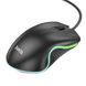 Миша HOCO GM19 Enjoy gaming luminous wired mouse Black 716375998 фото 3