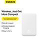 Зовнішній акумулятор Baseus Magnetic Mini Wireless Fast Charge Power Bank 5000mAh 20W Stellar White（With Simple Series Charging Cable Type-C to Typ 103253990 фото 8