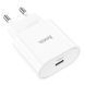 Сетевое зарядное устройство с кабелем HOCO C94A Metro single port PD20W charger set(Type-C to Type-C) White 966574910 фото 4
