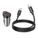 Автомобильное зарядное устройство HOCO NZ16B Rigorous PD45W(2C) car charger set(C to C) metal grey 846495856 фото 7