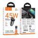 Автомобильное зарядное устройство HOCO NZ16B Rigorous PD45W(2C) car charger set(C to C) metal grey 846495856 фото 2