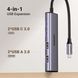 USB-хаб UGREEN 4-Port USB-C Hub 531089838 фото 3
