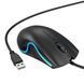 Миша HOCO GM19 Enjoy gaming luminous wired mouse Black 716375998 фото 5