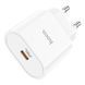 Сетевое зарядное устройство с кабелем HOCO C94A Metro single port PD20W charger set(Type-C to Type-C) White 966574910 фото 7