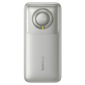Зовнішній акумулятор Baseus Free2Pull Power Bank with Retractable Cable 20000mAh 65W Lunar gray 108931659 фото