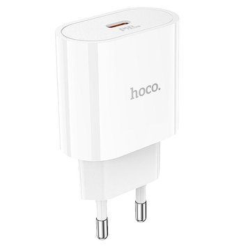 Мережевий зарядний пристрій HOCO C94A Metro single port PD20W charger White 509778072 фото
