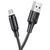 Кабель BOROFONE BX41 USB to Micro 2.4A, 1m, PVC, PVC connectors, magnetic, Black 686312533 фото