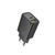 Сетевое зарядное устройство HOCO N63 Gentle PD30W+QC3.0 charger (EU) Black 494154393 фото