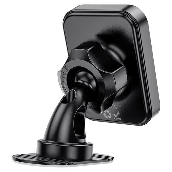 Автодержатель для телефона HOCO H33 Cheetah magnetic car holder(center console) Black 570997849 фото
