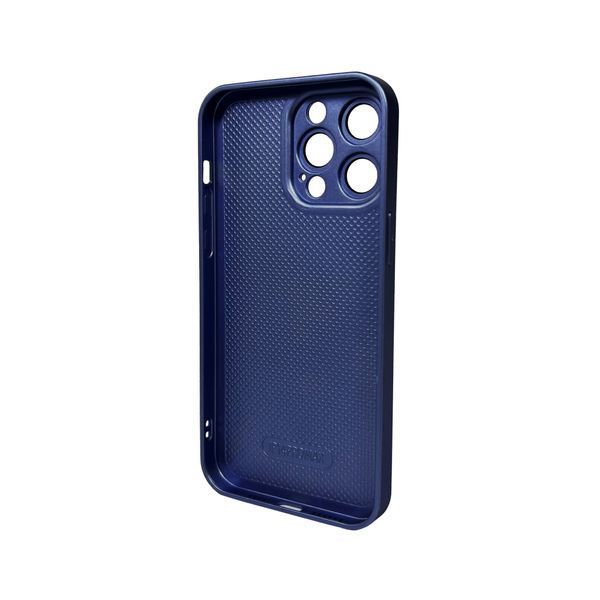 Чохол для смартфона AG Glass Matt Frame Color Logo for Apple iPhone 15 Pro Max Navy Blue 244844574 фото