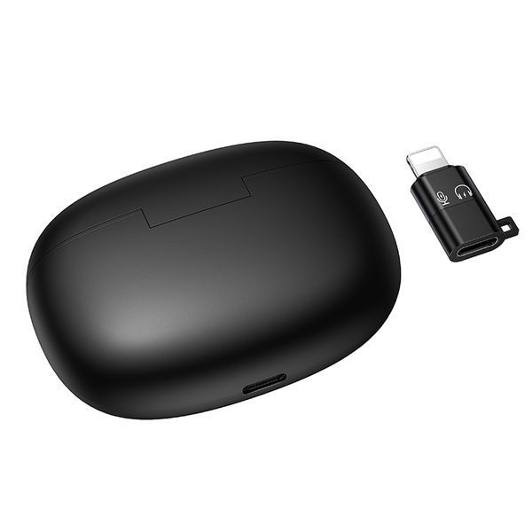 Бездротова мікрофонна система HOCO L19 Graceful dual-mic (iP/Type-C) Black 346519736 фото