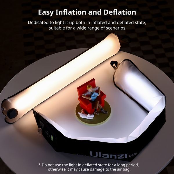 Відеосвітло Ulanzi UA20 20W Portable Air Tube Light (L110 UA20) 727805077 фото
